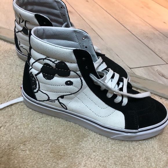snoopy high top vans